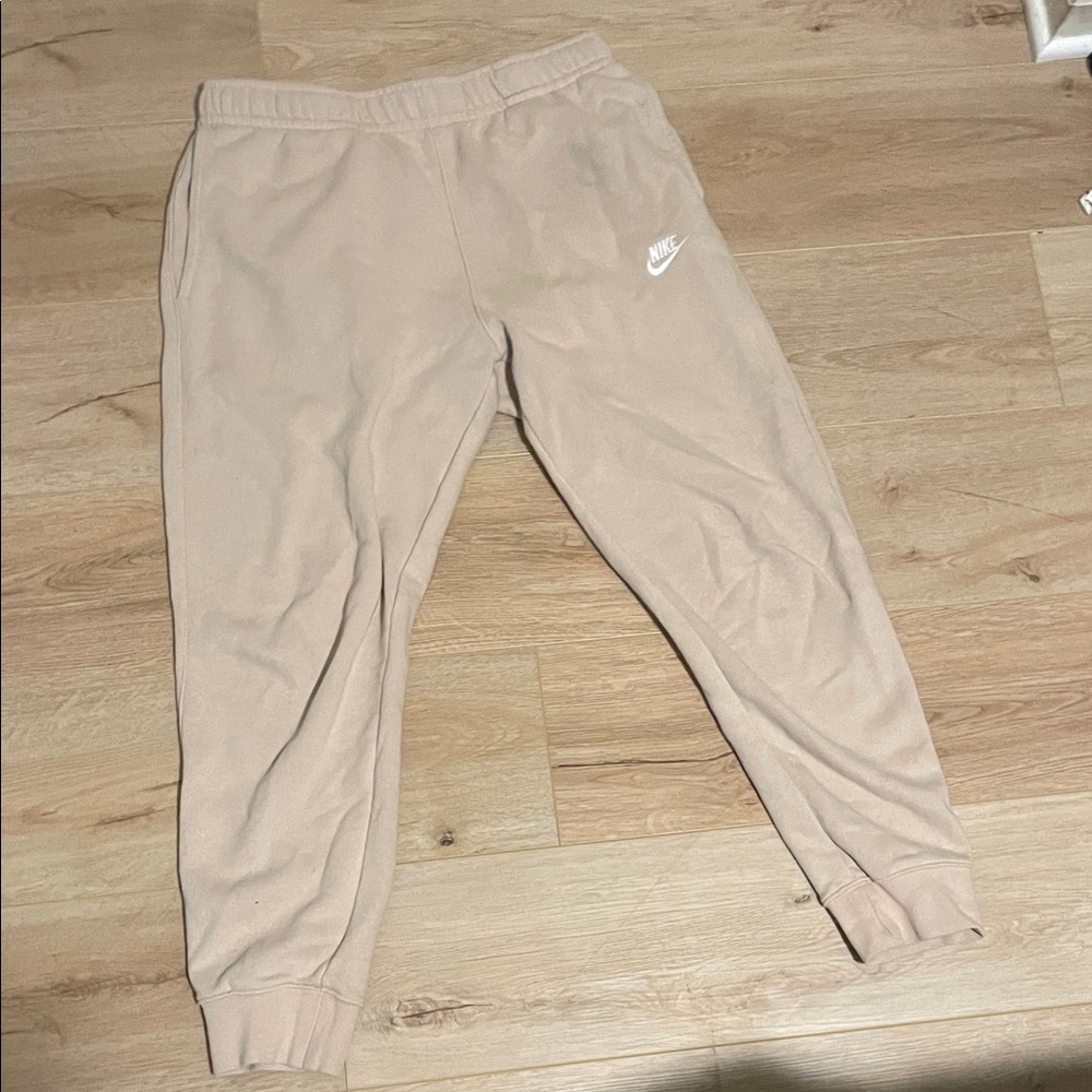 Nike Mens Beige Jogger Pants